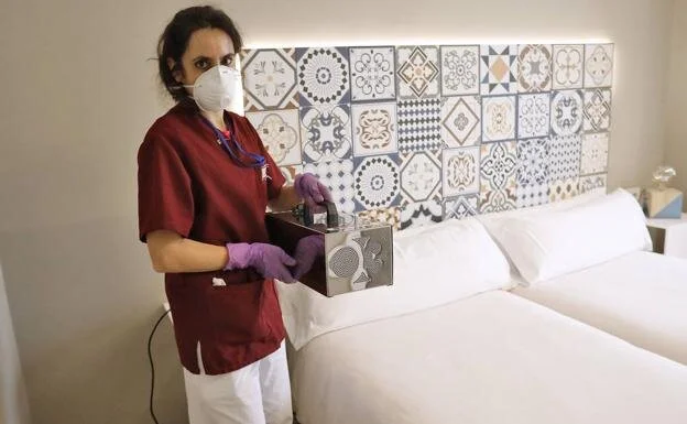 Ozonizador en residencia de ancianos.